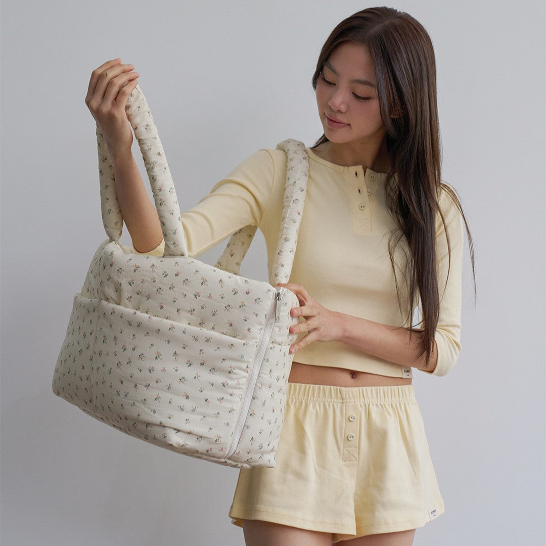 【予約】wide bag - baby ivory