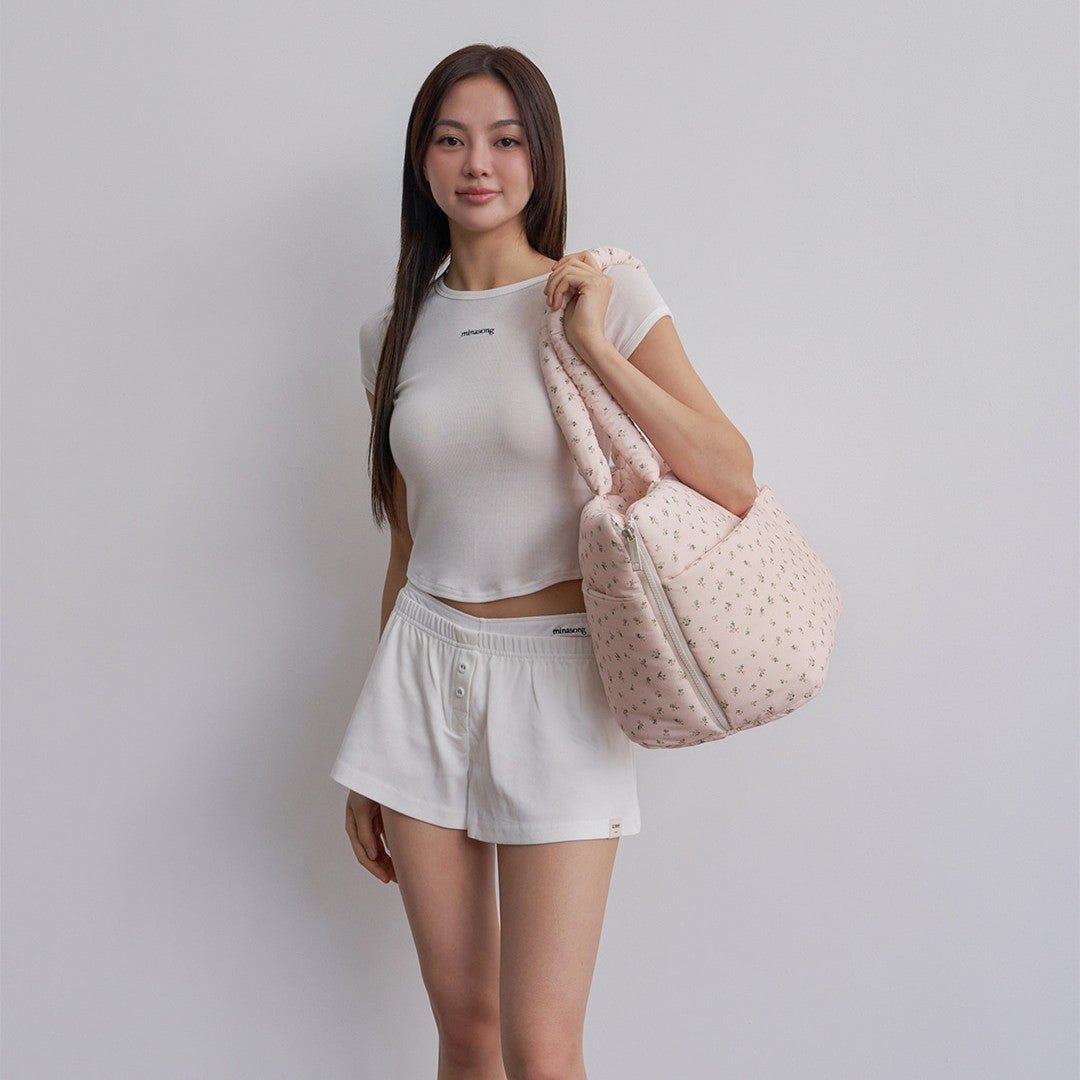 【予約】wide bag - baby pink