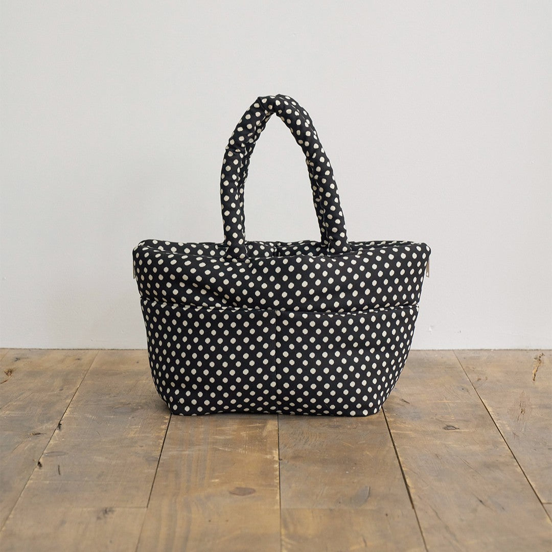 【予約】wide bag - dot black