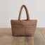 【予約】wide bag - dot brown