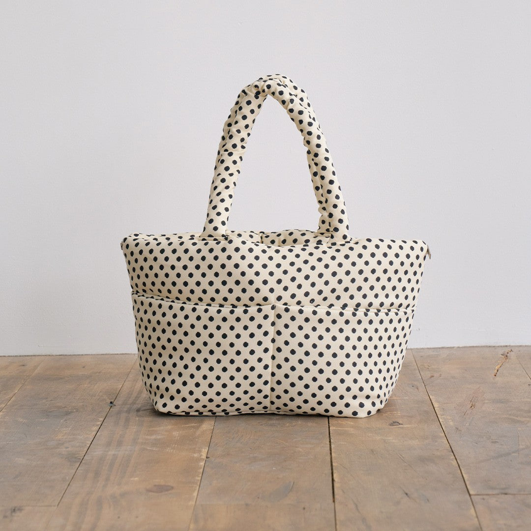 【予約】wide bag - dot ivory