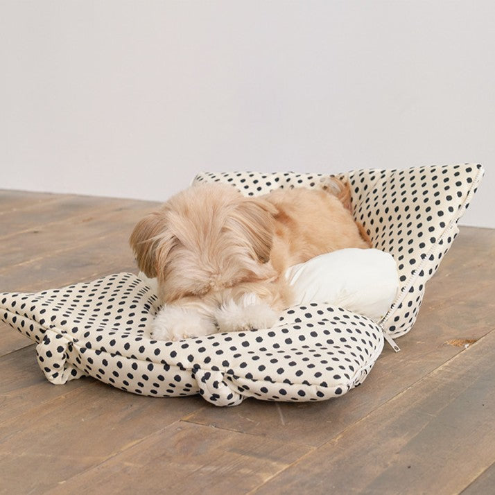 【予約】wide bag - dot ivory