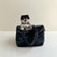 【予約】wide bag - glossy black