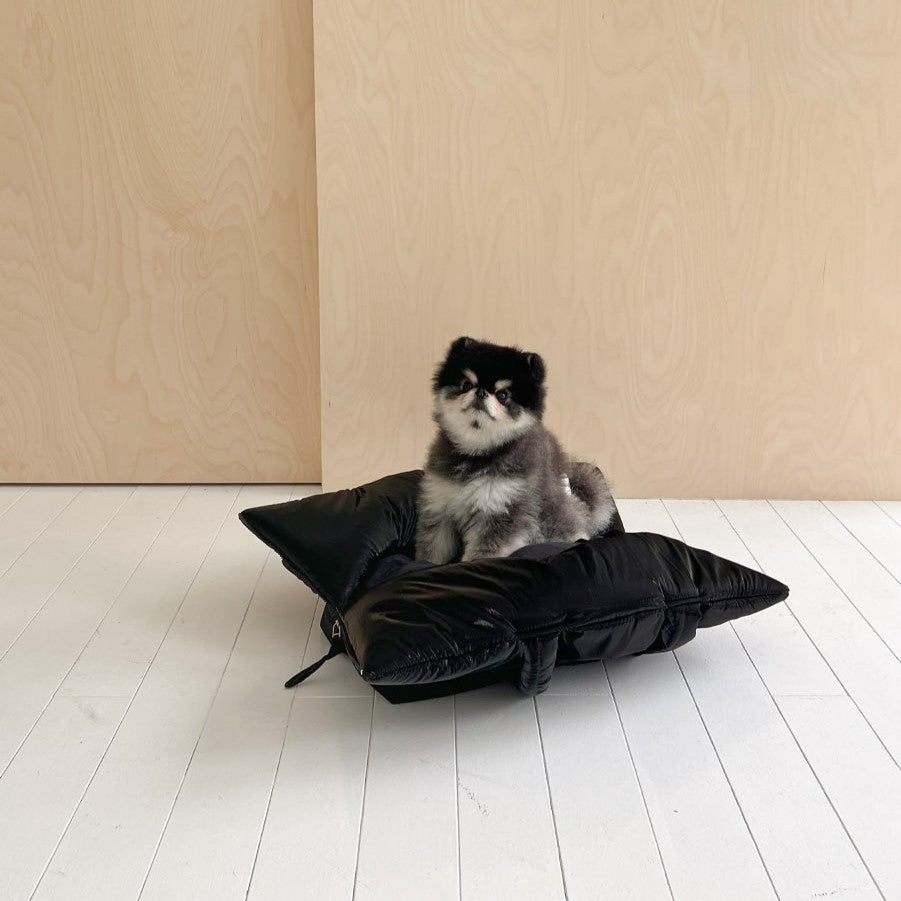 【予約】wide bag - glossy black