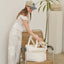 【予約】wide bag - glossy ivory