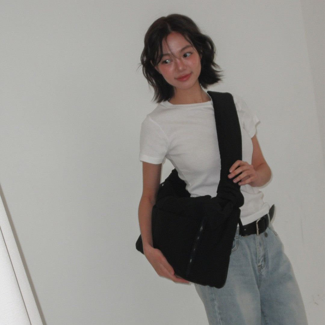 【予約】open bag - black