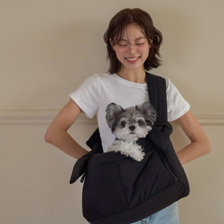 【予約】open bag - black