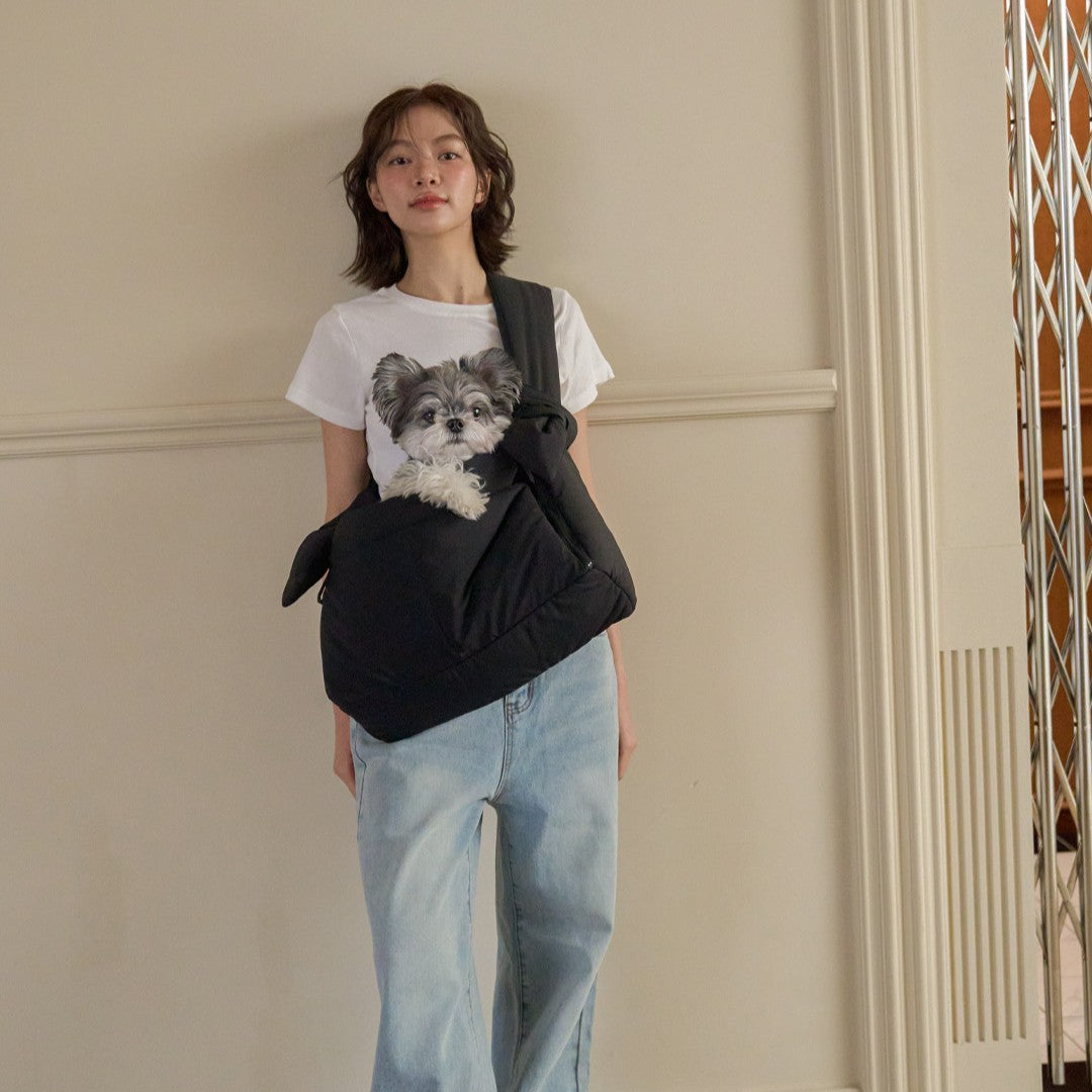 【予約】open bag - black