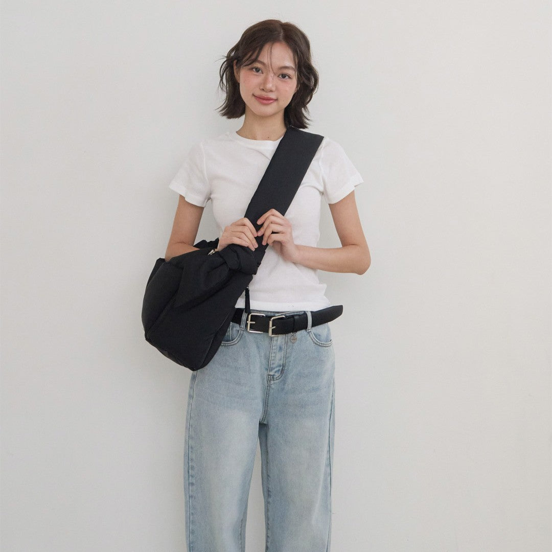 【予約】open bag - black