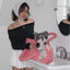 【予約】wide bag - plaid red