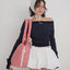 【予約】wide bag - plaid red