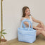 【予約】wide bag - Stripe Blue