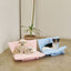 【予約】wide bag - stripe pink
