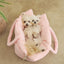 【予約】wide bag - stripe pink