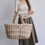 【予約】wide bag - tartan brown