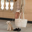 【予約】wide bag - teddy beige