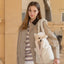 【予約】wide bag - teddy beige