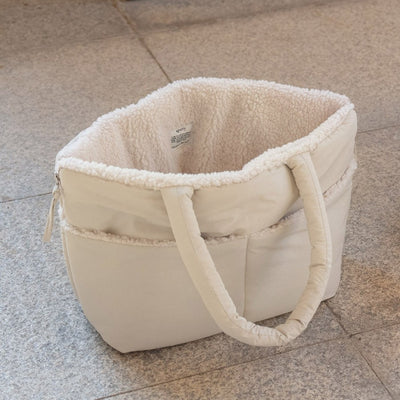 【予約】wide bag - teddy beige