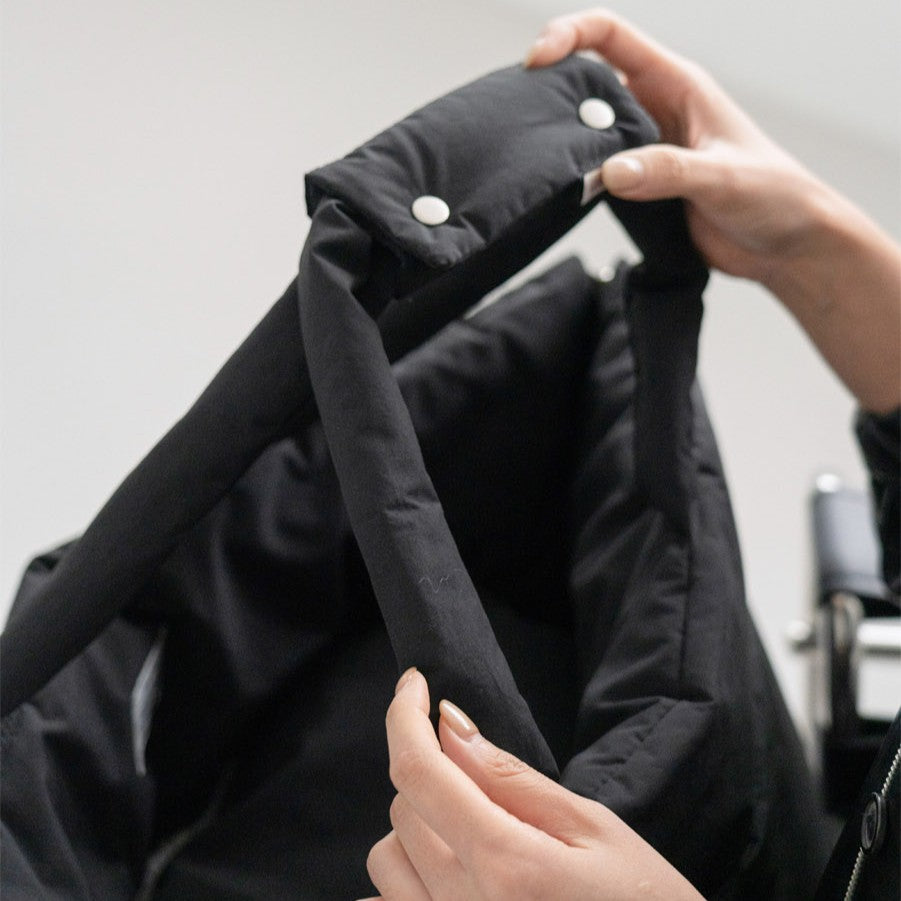 【予約】wide bag - black
