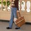 【予約】wide bag - teddy suede