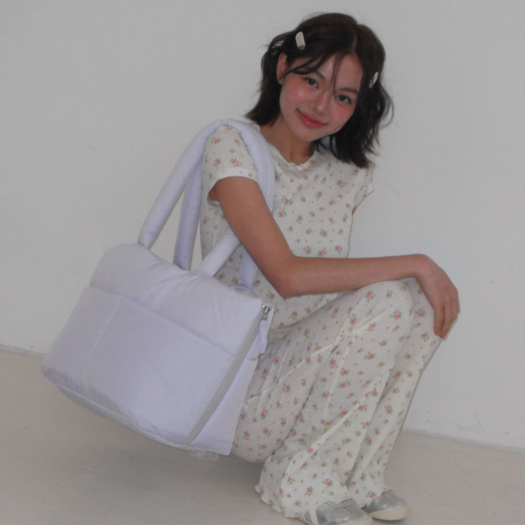 【予約】wide bag - purple