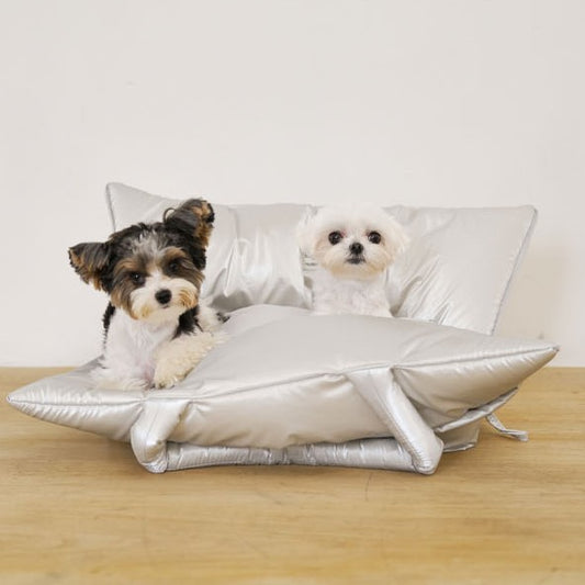 【予約】wide bag - silver