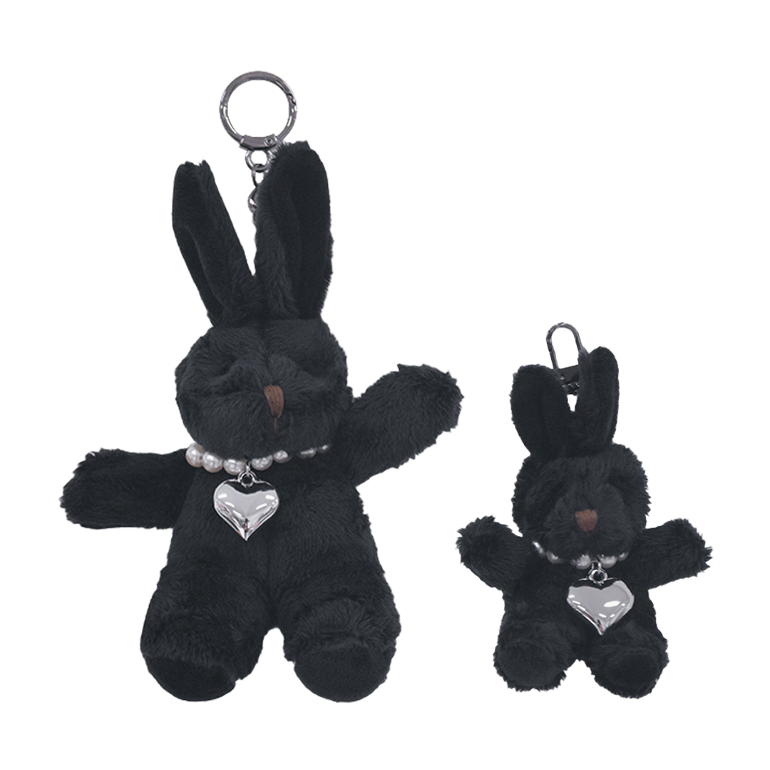 【予約】Black Bunny Key Ring ( 2 sizes )