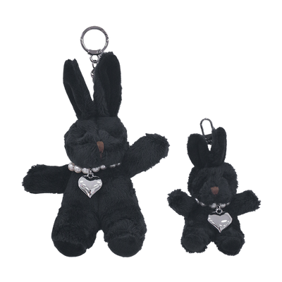【予約】Black Bunny Key Ring ( 2 sizes )