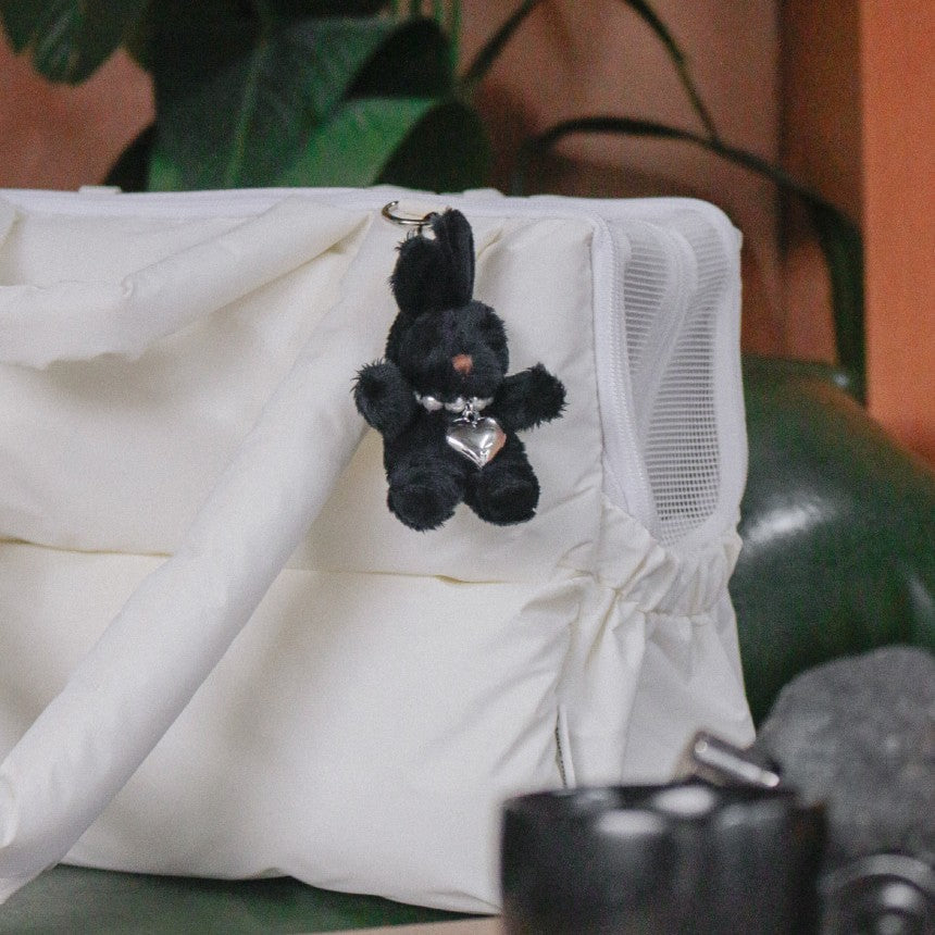 【予約】Black Bunny Key Ring ( 2 sizes )