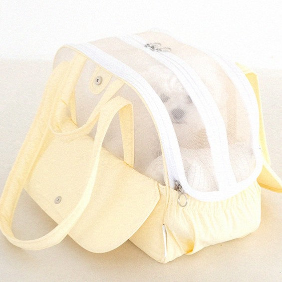 【予約】Frou Frou - Lemon edition（レモンブルーインナークッション＋ショルダーパット付属）｜犬用キャリーバッグ