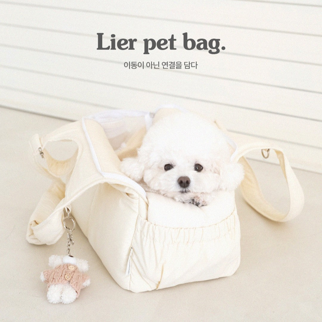 【予約】Lier petbag M size（インナークッション＋ショルダーパッド付属）