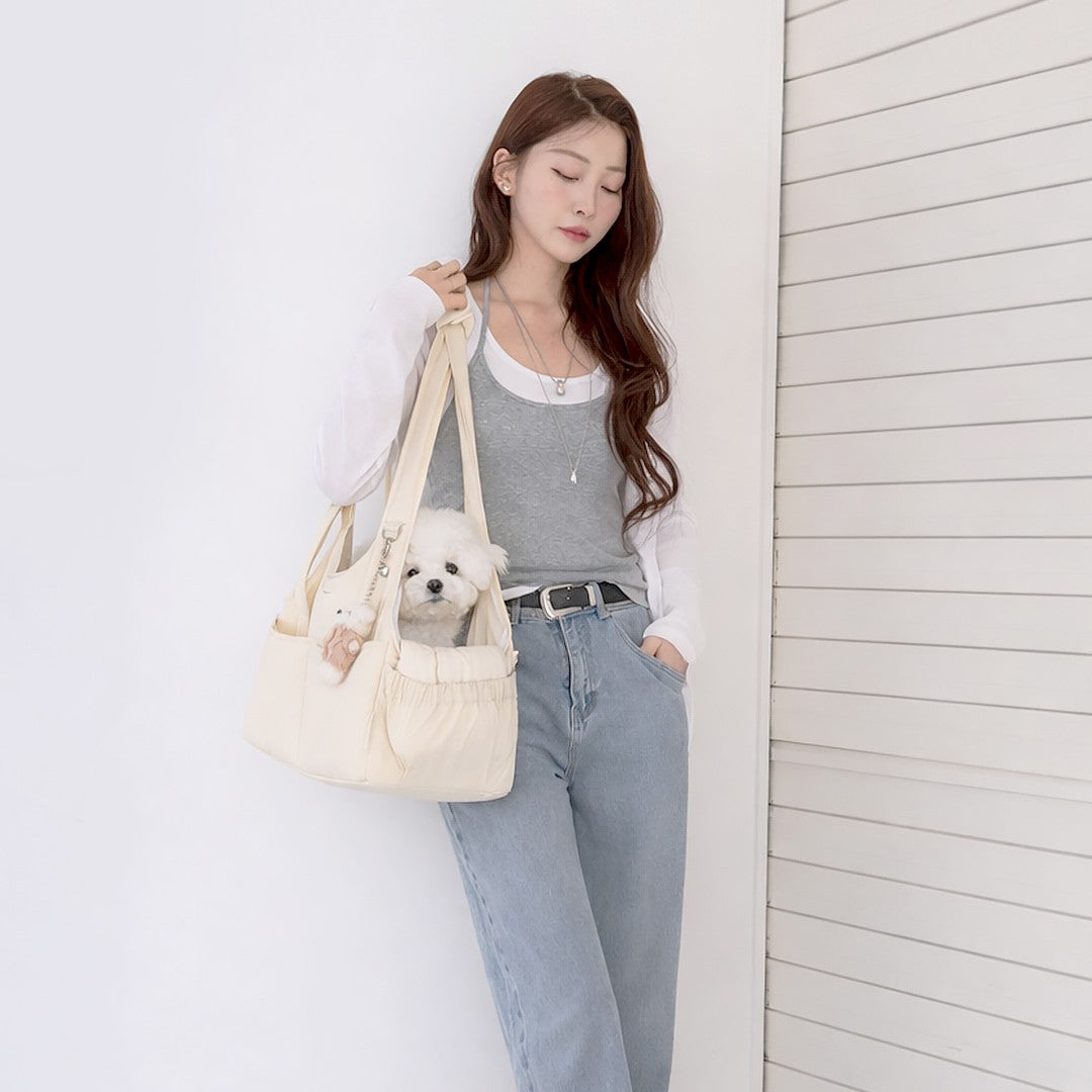 【予約】Lier petbag M size（インナークッション＋ショルダーパッド付属）