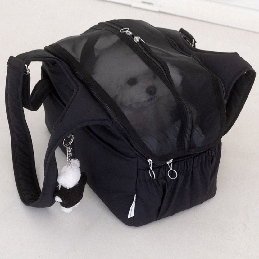 犬用キャリーバッグ 韓国 a tous moments｜Lier petbag ストライプ