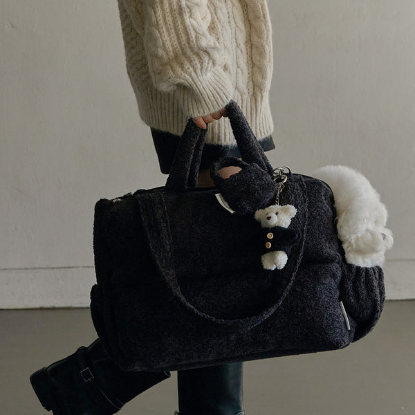 【一部即納】Mou Petbag Boucle edition｜犬用キャリーバッグ