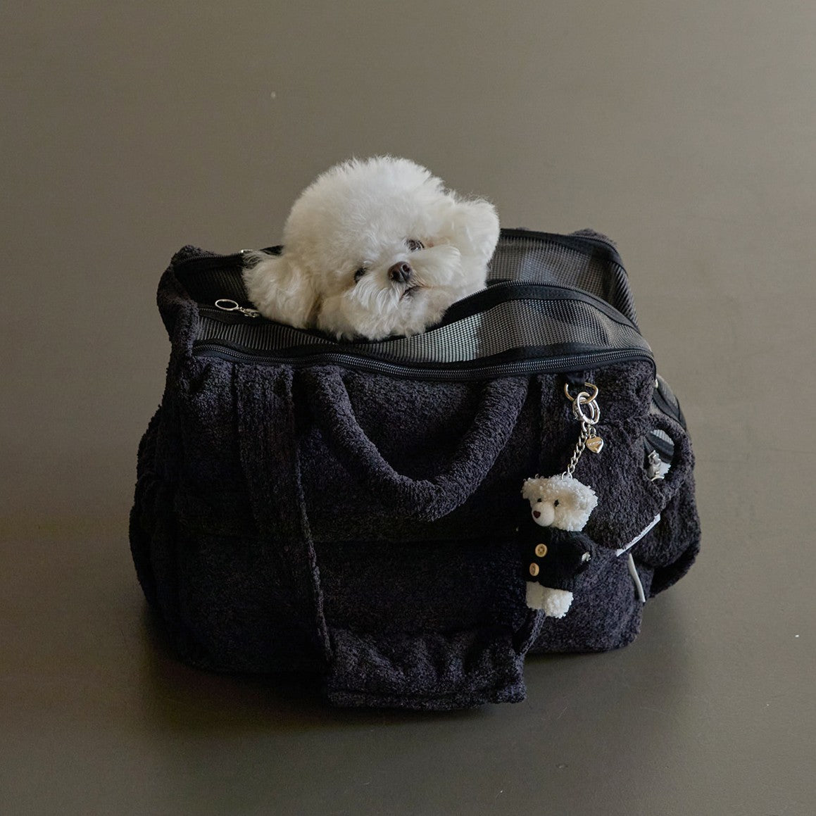【予約】Mou Petbag Boucle edition （クッション＋ショルダーパット付属）