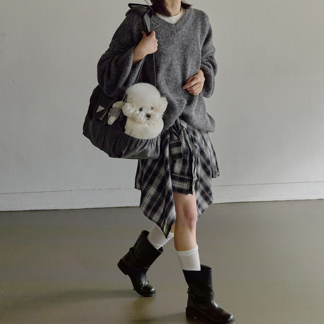 【予約】Partir bag - Stone Gray（オールシーズン用クッション＋ショルダーパット付属）