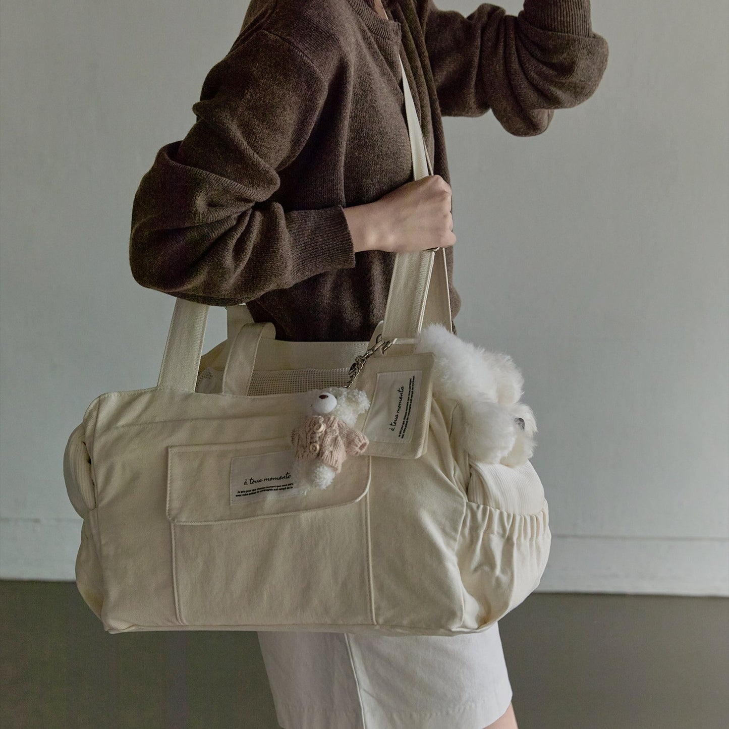 【予約】Partir bag - Sand Beige（オールシーズン用クッション＋ショルダーパット付属）