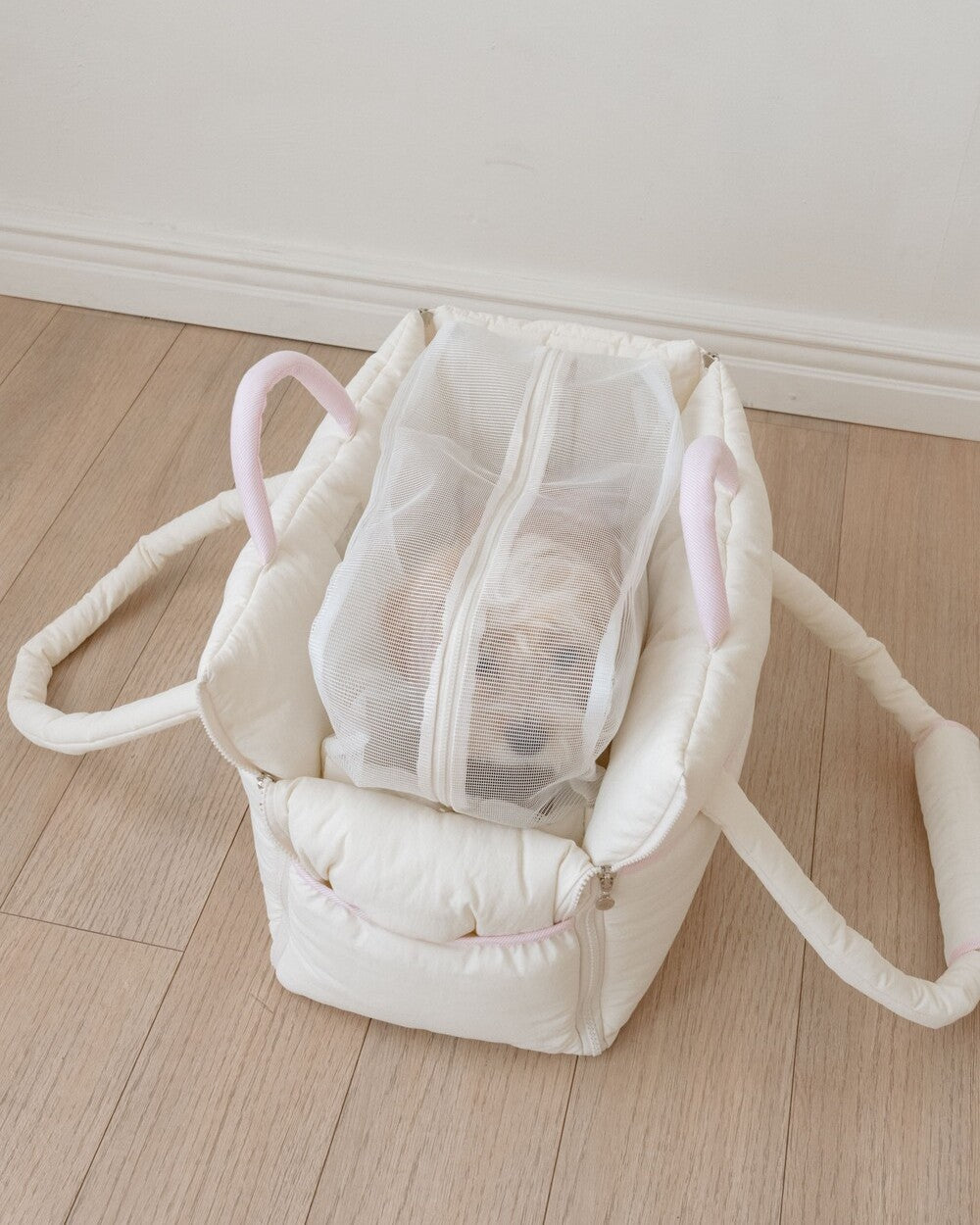 【予約】cuddle_mesh bag（B.bed.de専用飛び出し防止ネット）