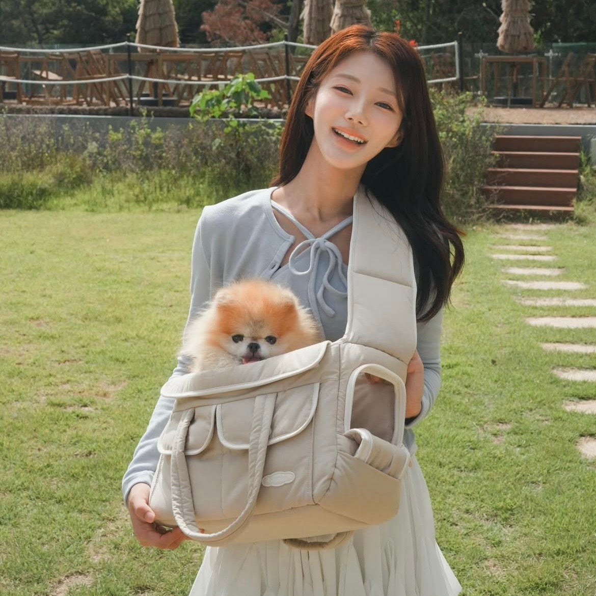 韓国発BABISYOUNG】Sling Bag ｜犬用キャリーバッグ｜PAW SELECT