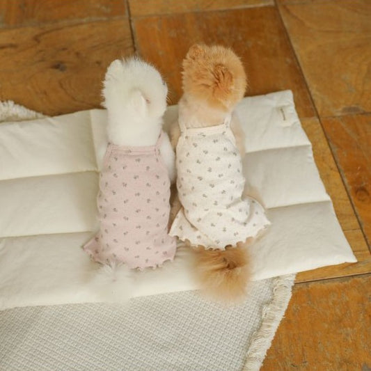 【予約】flower sleeveless t-shirt