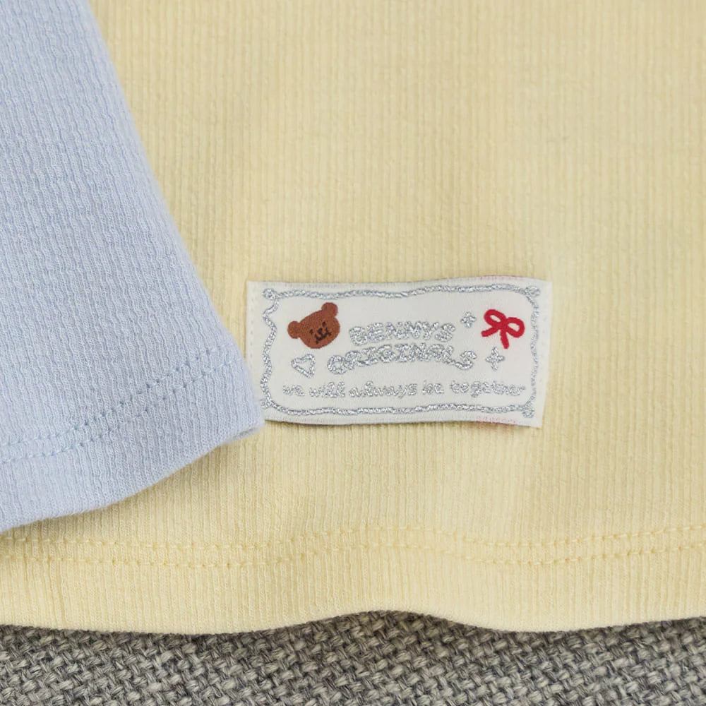 【予約】ボウカラー クロップTシャツ