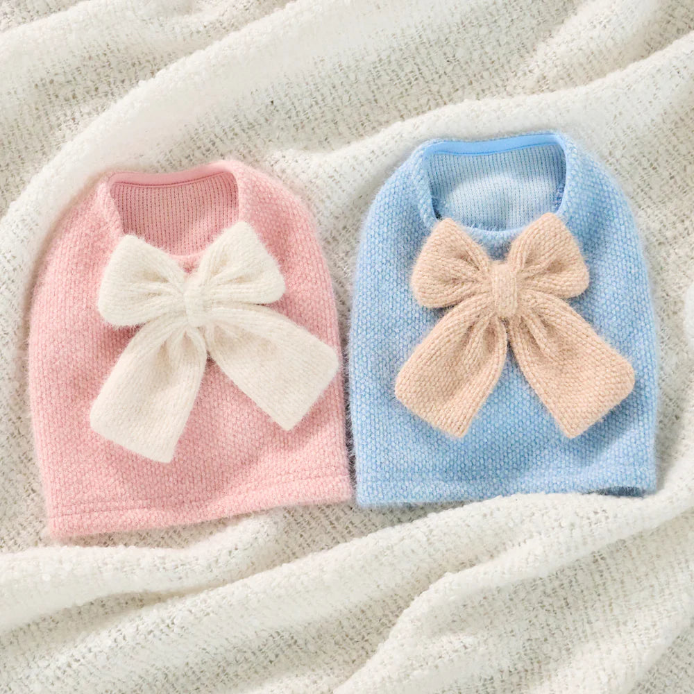 【予約】ツイード リボン ニット