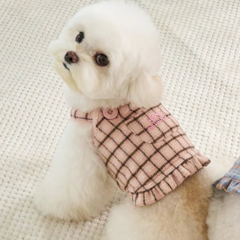 【予約】ウィークエンド チェック ワンピース