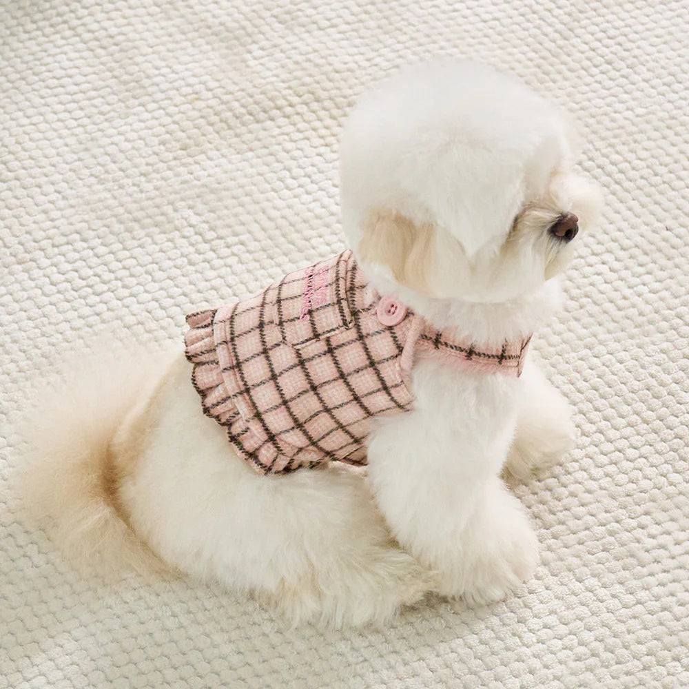 【予約】ウィークエンド チェック ワンピース