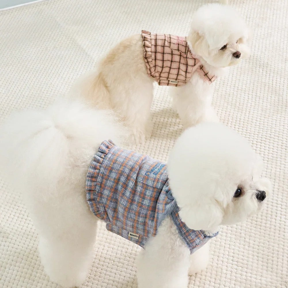 【予約】ウィークエンド チェック ワンピース