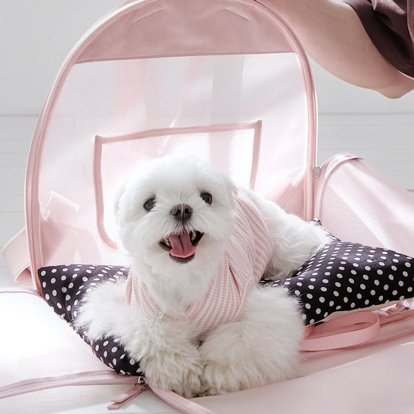 【予約】Airy Soft Backpack (2color)｜犬用キャリーバッグ