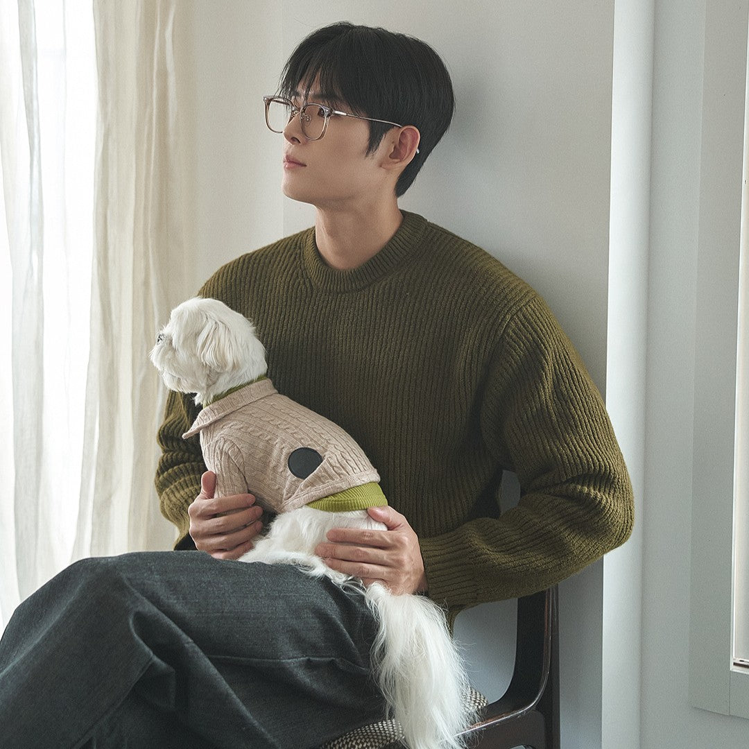 【予約】Soft Cable Pullover (2 color)