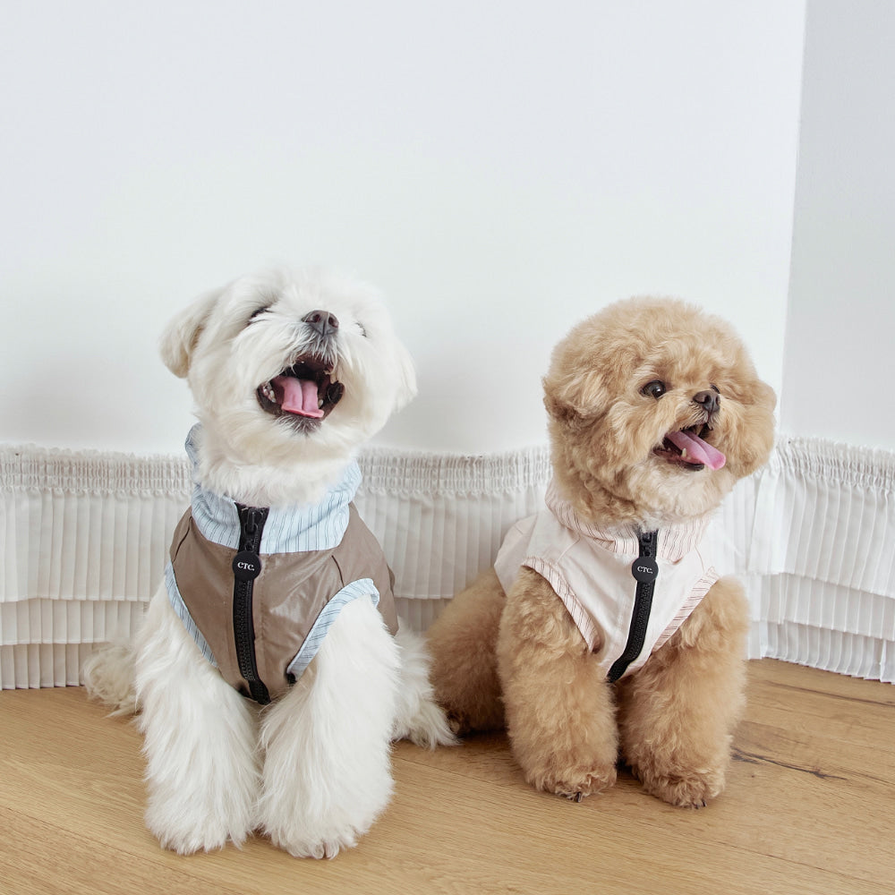 【予約】Striped Hooded Windbreaker (3color)