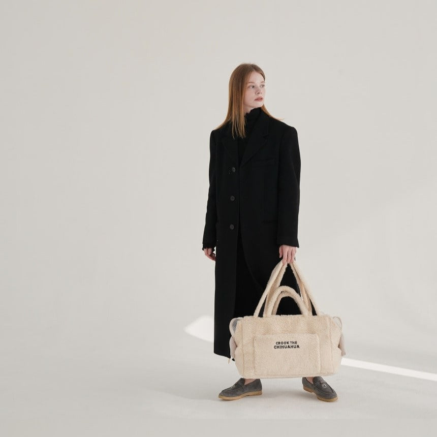 【予約】Teddy Shearing Boucle Bag（クリーム）