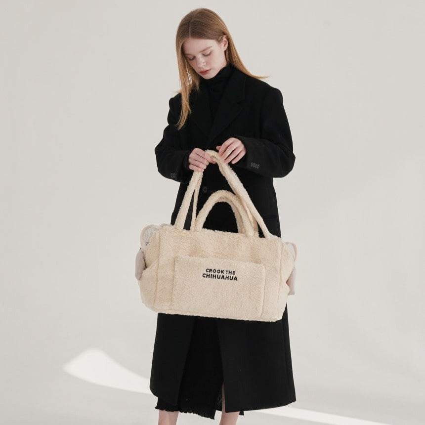 【予約】Teddy Shearing Boucle Bag（クリーム）